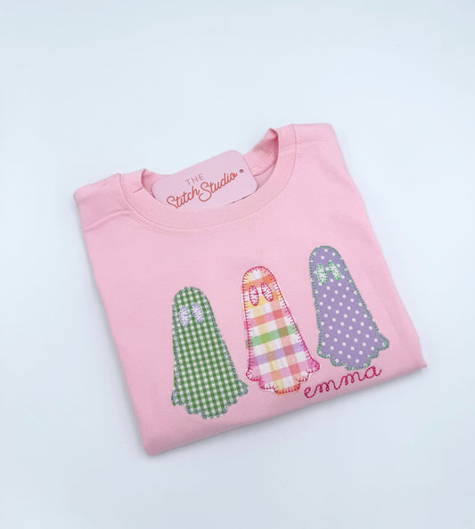 Girls Ghost Applique
