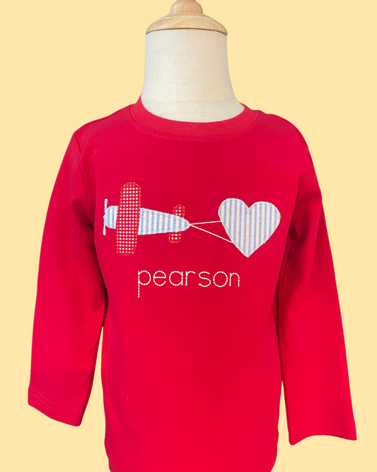 Airplane Applique Tee
