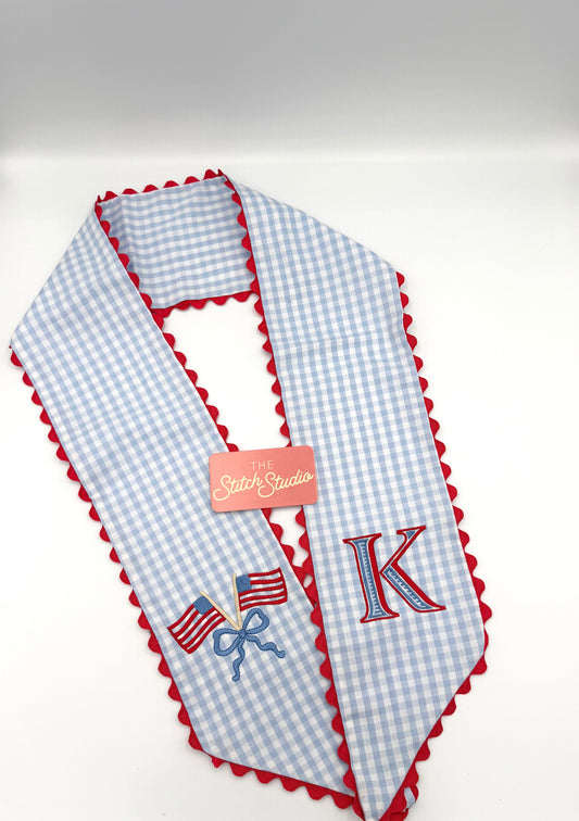 Patriotic Wreath Sash
