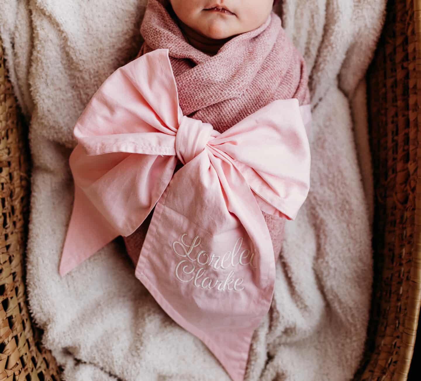Newborn Swaddle Sash