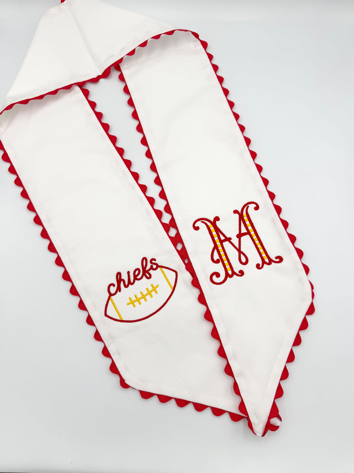 KC Gameday Wreath Sashes