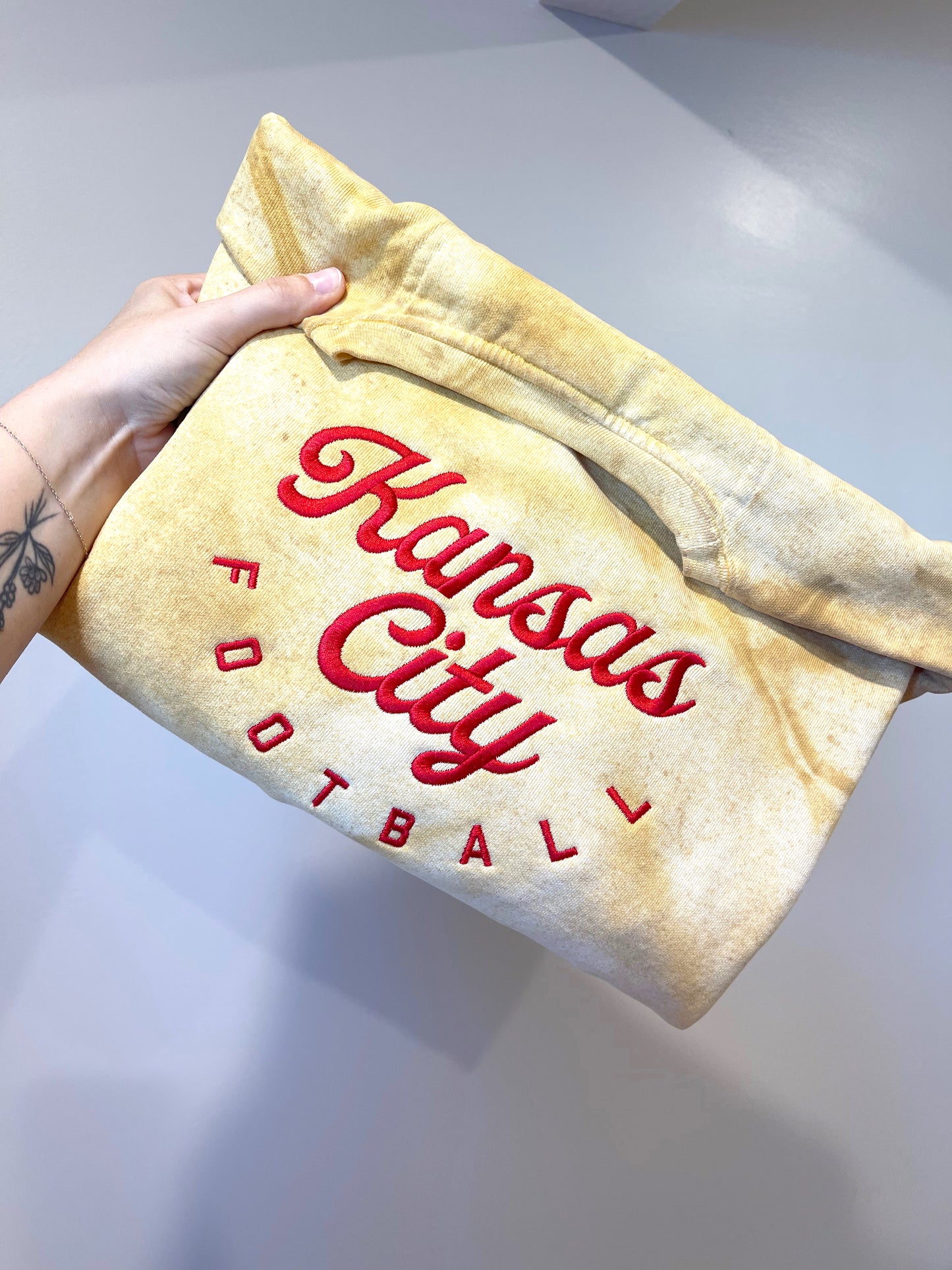 KC Football Colorblast Crewneck