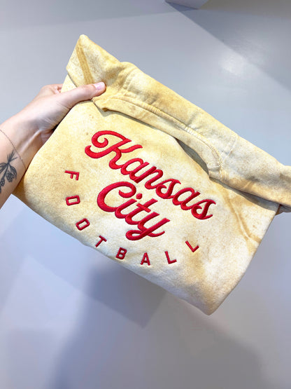 KC Football Colorblast Crewneck