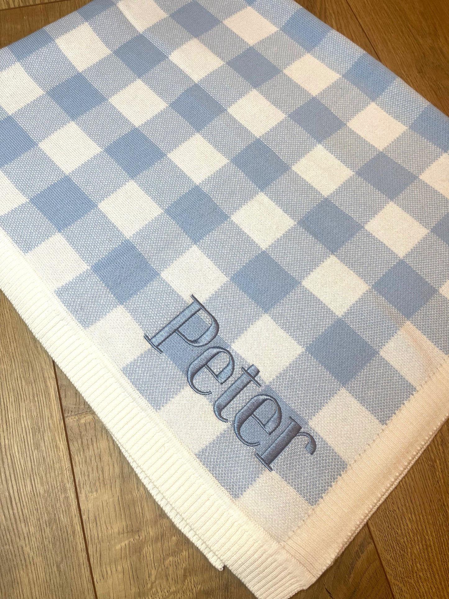 Gingham Baby Blanket