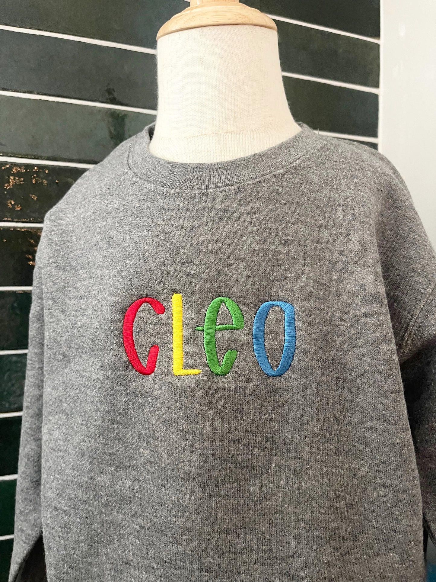 Toddler Name Crewneck