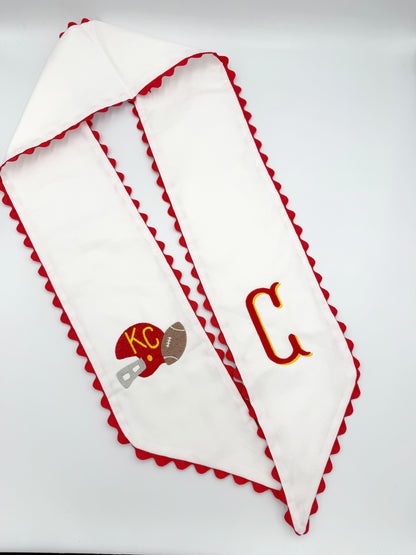 KC Gameday Wreath Sashes