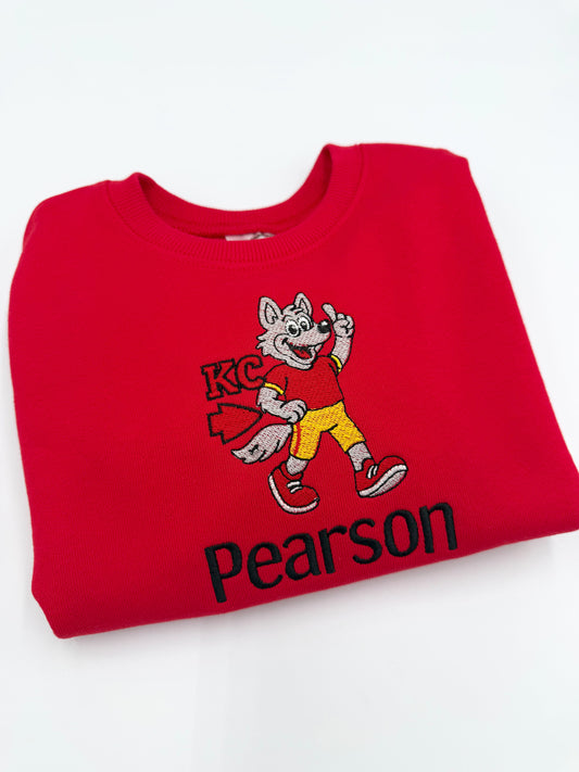 KC Wolf Crewneck Sweatshirt / Sweatshirt Bubble