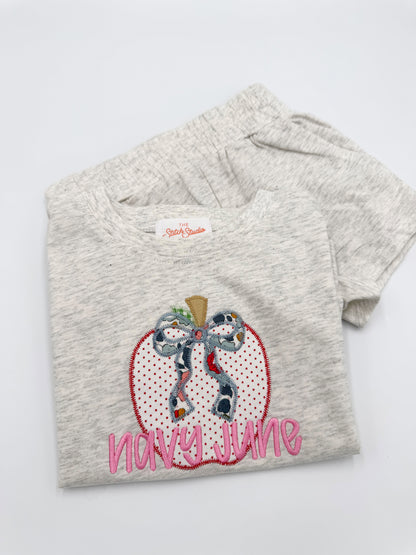 Shorts & Tee Set- Ash Grey