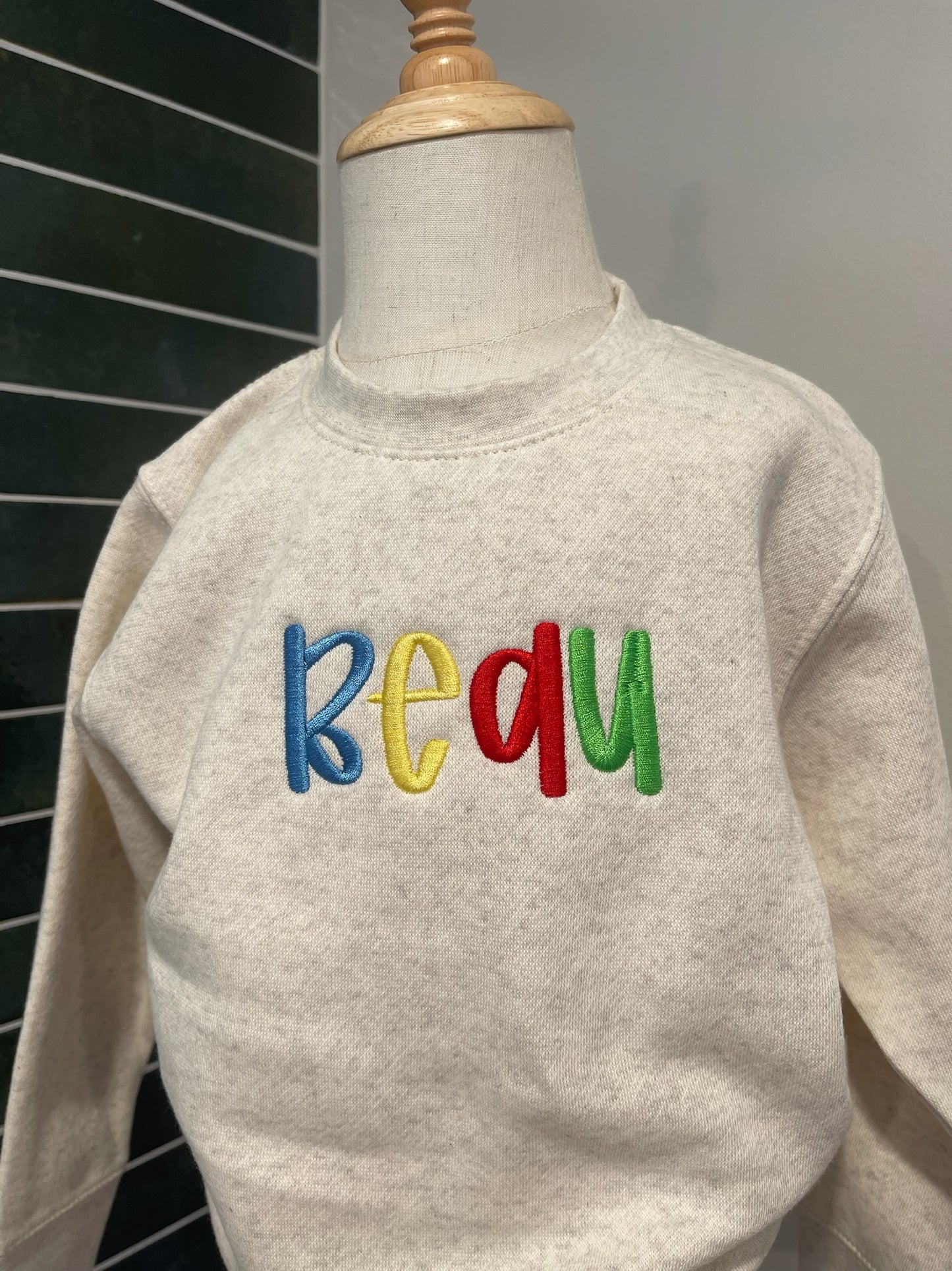 Toddler Name Crewneck