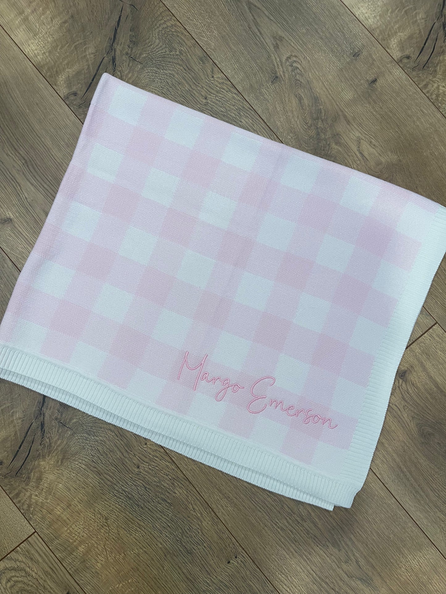 Gingham Baby Blanket