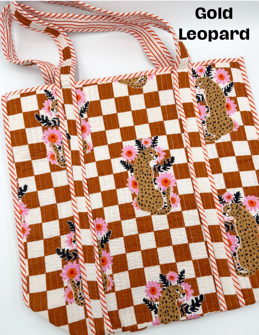 Quilted Tote Bag