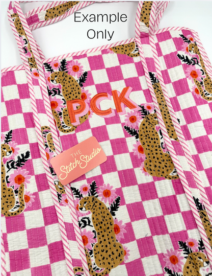 Quilted Tote Bag